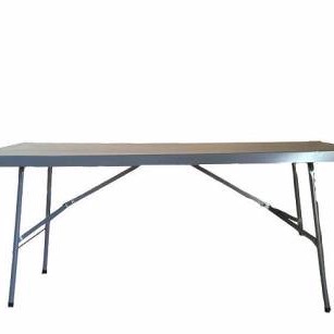 metal trestle table