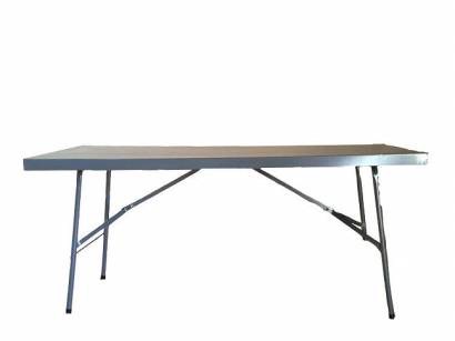 metal trestle table